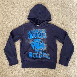 DIESEL KIDS SWEATER W/ HOOD SIZE S